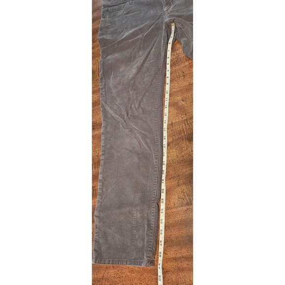 Eddie Bauer Size 16 Women’s Gray Corduroy Boyfriend Slim Fit Pants - Picture 10 of 10
